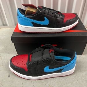 Nike Women's Air Jordan 1 Low OG Shoes UNC to CHI Red Blue CZ0775-046 Size 8.5